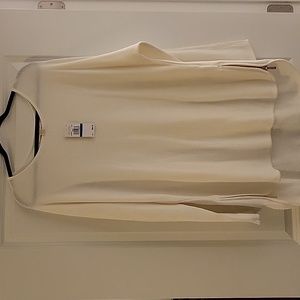Michael Kors Cream Zip Sweater